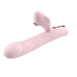 EXSHA-YD1000-Telescopic-Suction-Vibrator-Pink-Main-01