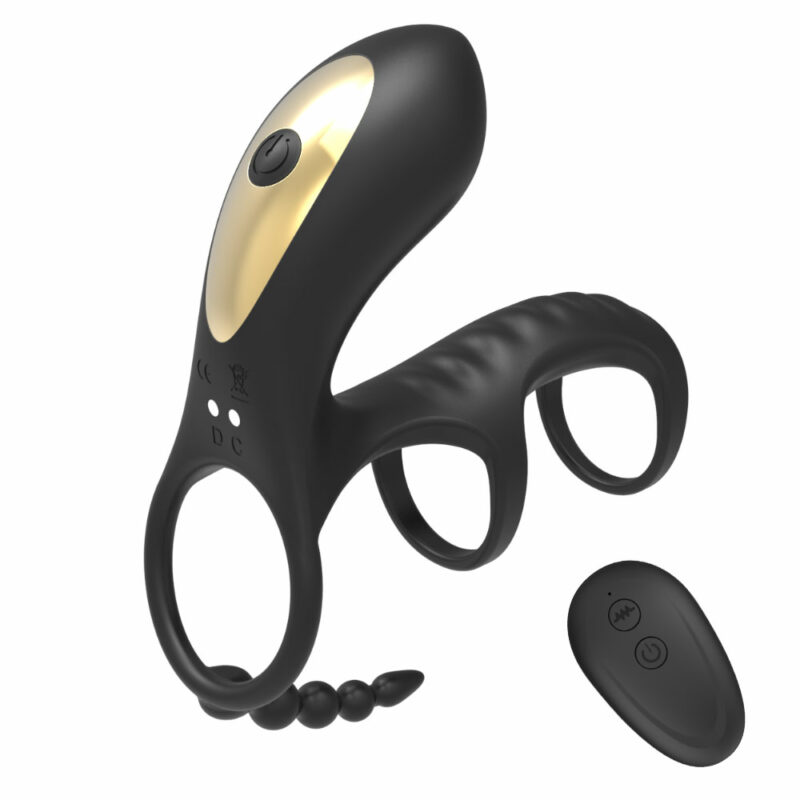JF1000-Truncate-Vibrating-Cock-Ring-Black-Main
