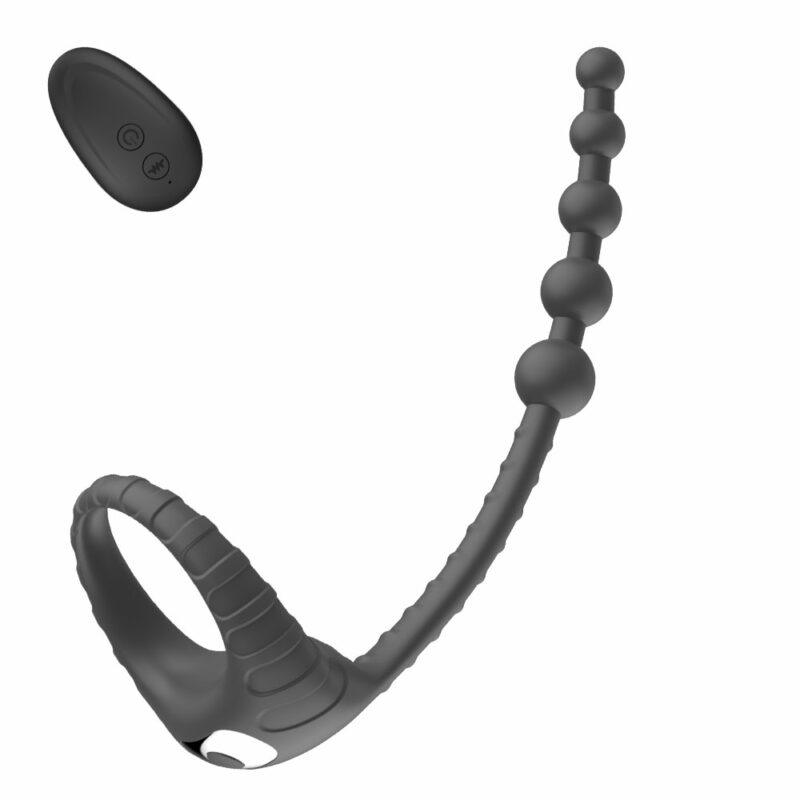 JF6000-Bead-Penis-Ring-Black-Main